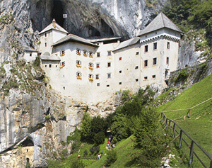 Predjama Castle in Slovenia